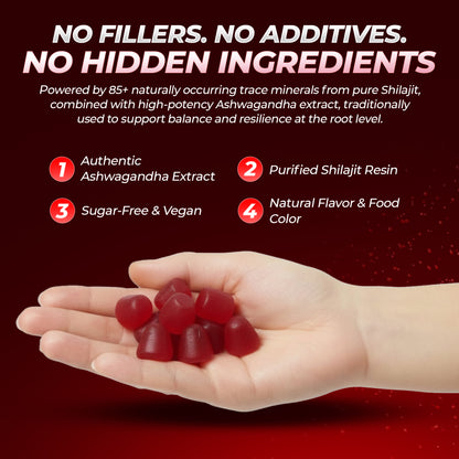 Must Peak | Ashwagandha & Shilajit Gummies