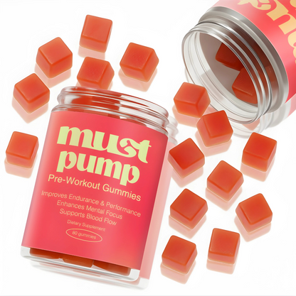 Must Pump | Pre Workout Gummies