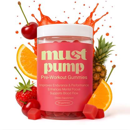 Must Pump | Pre Workout Gummies